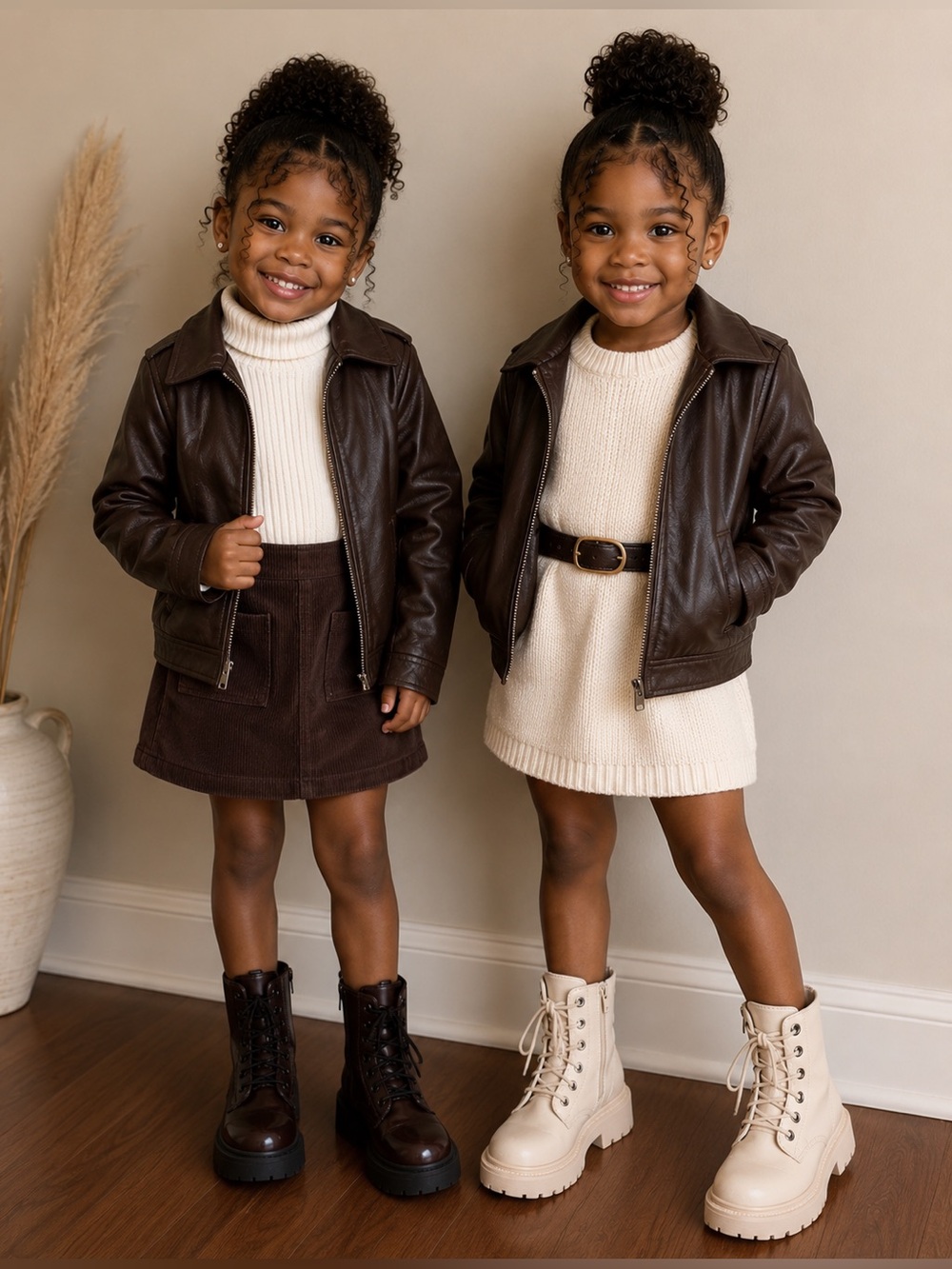 2 pairs of boots